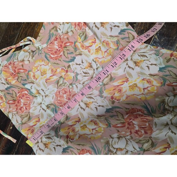 WAYF Valerie Blouson Midi Chiffon Dress Large Spring Wedding Guest Bridal Shower - Picture 7 of 13